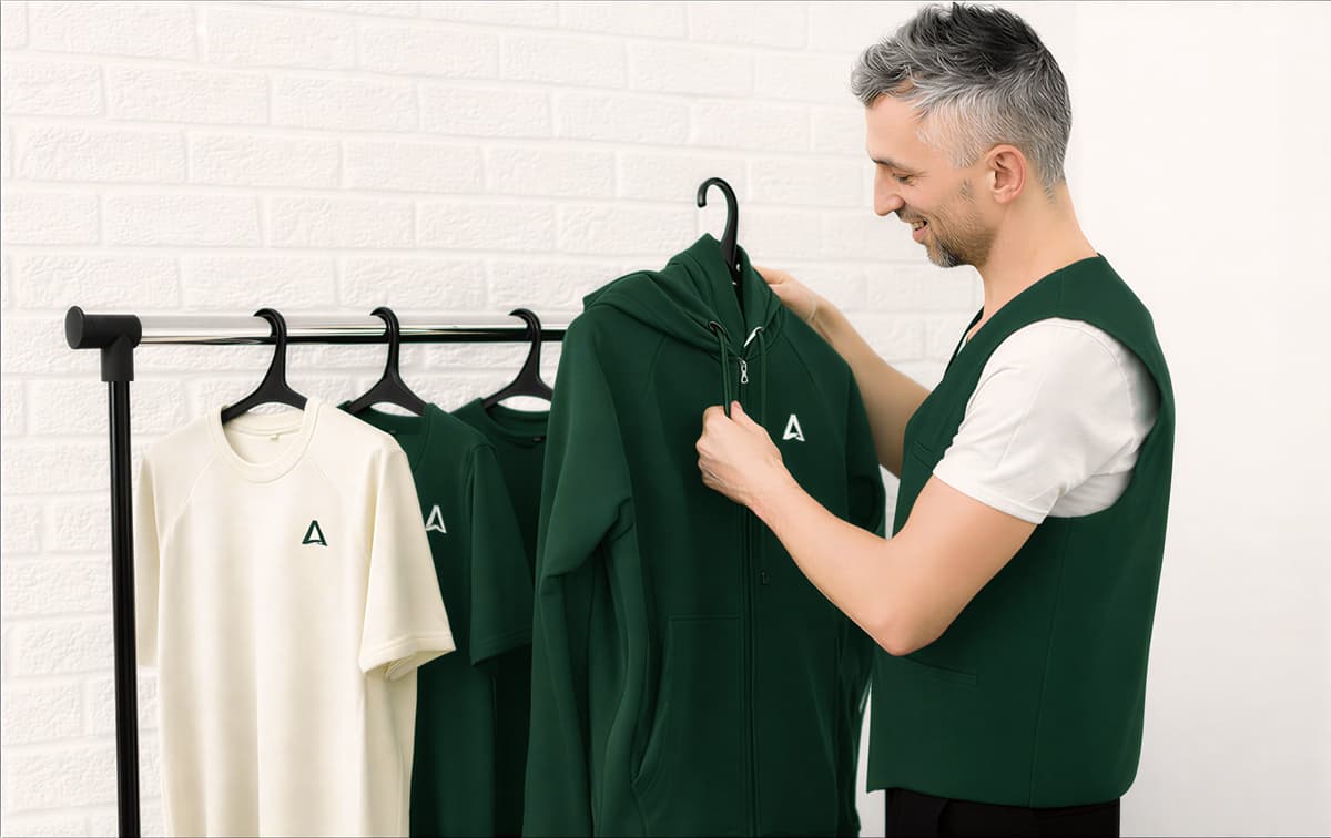 Clothing elevated