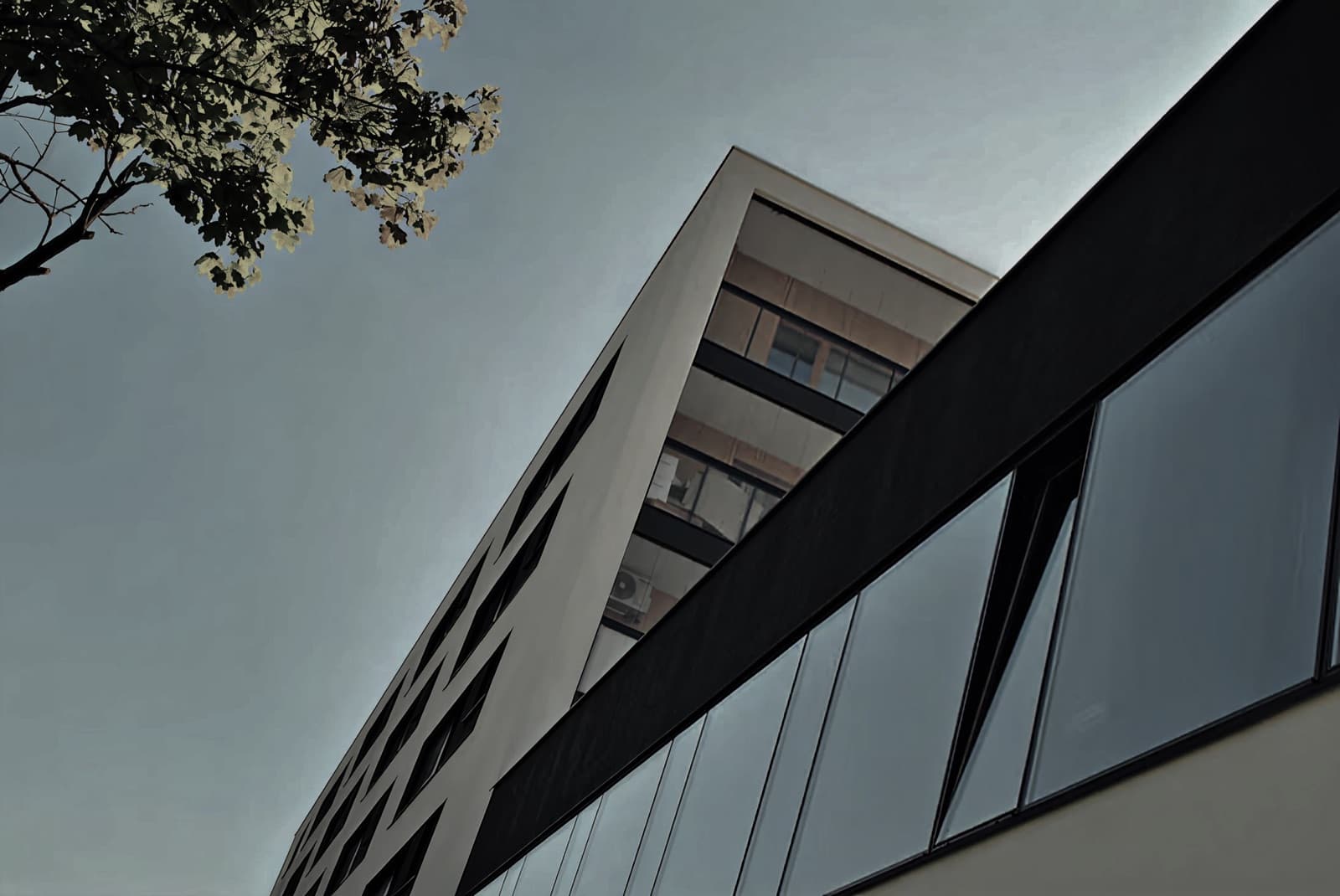 A modern multifamily building exterior